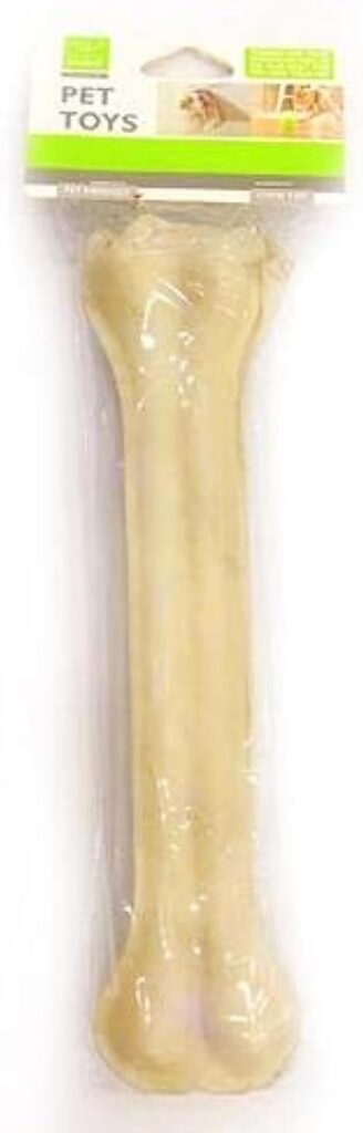 Nunbell White Bone Shape Chew Dog Toy - Image 2