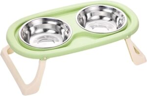 2 high stainless steel bowls - Image 3