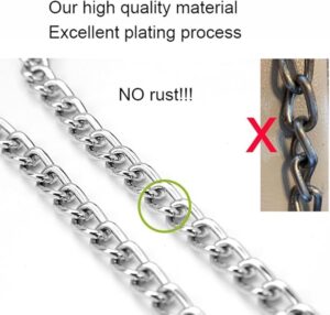 Chain Dog Choker Collar (L) - Image 3