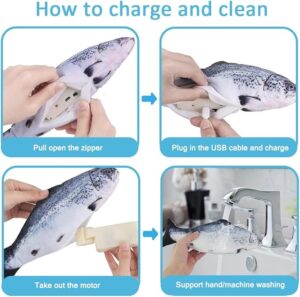 Electric Floppy Fish Cat Toy - Image 6