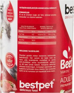 bestpet Adult Cat Wet Food Cans 400 g - Image 3