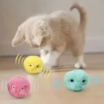 Interactive Chirping Cat Toy Balls - Image 2