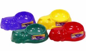 Plastic Cat Food or Water Bowl