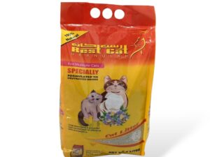 Rest Cat clumping cat litter -  Yellow 5 L