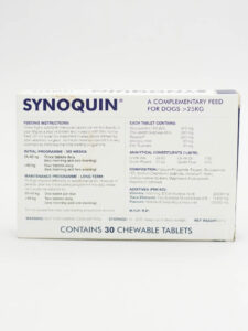 Synoquin for Dogs >25kg 30 Chewable Tablets (Dog Supplement) - Image 4